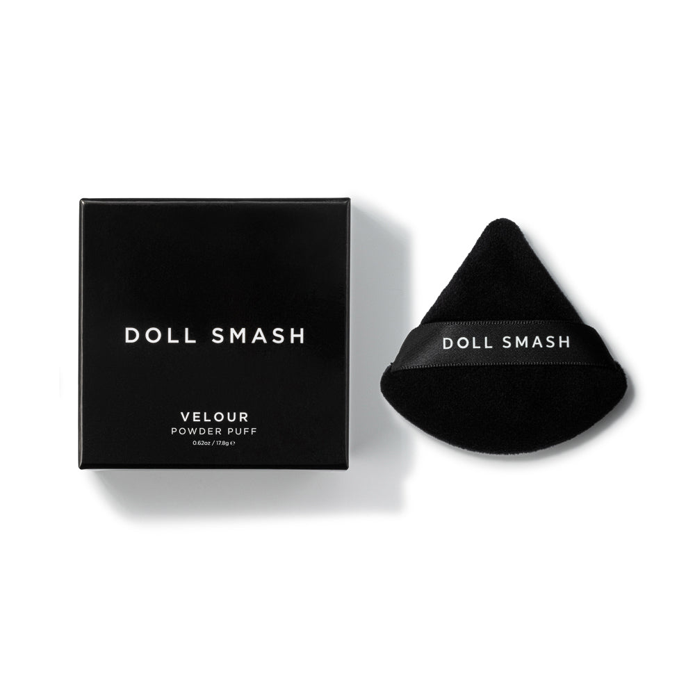 Velour Powder Puffs (Set of 3) - Doll Smash Cosmetics Limited